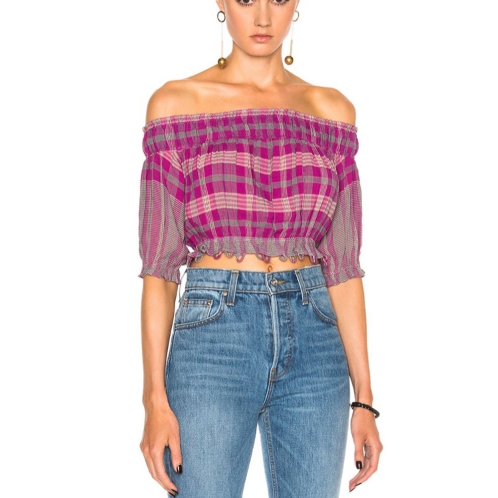 Apiece Apart Oeste Off The Shoulder Top